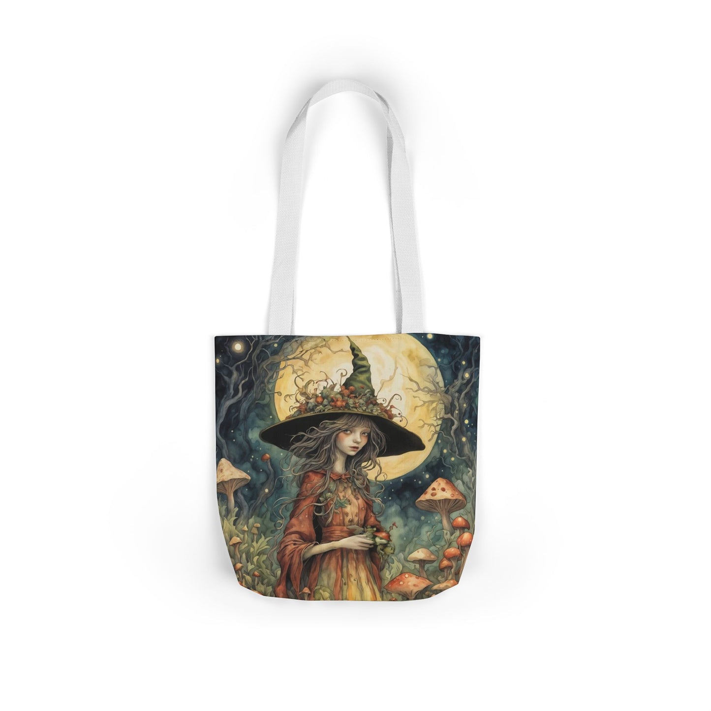 Witch -Inspired Canvas Tote Bag - Perfect for Beach Days, Eco-Friendly Shopping, and Summer Fun!