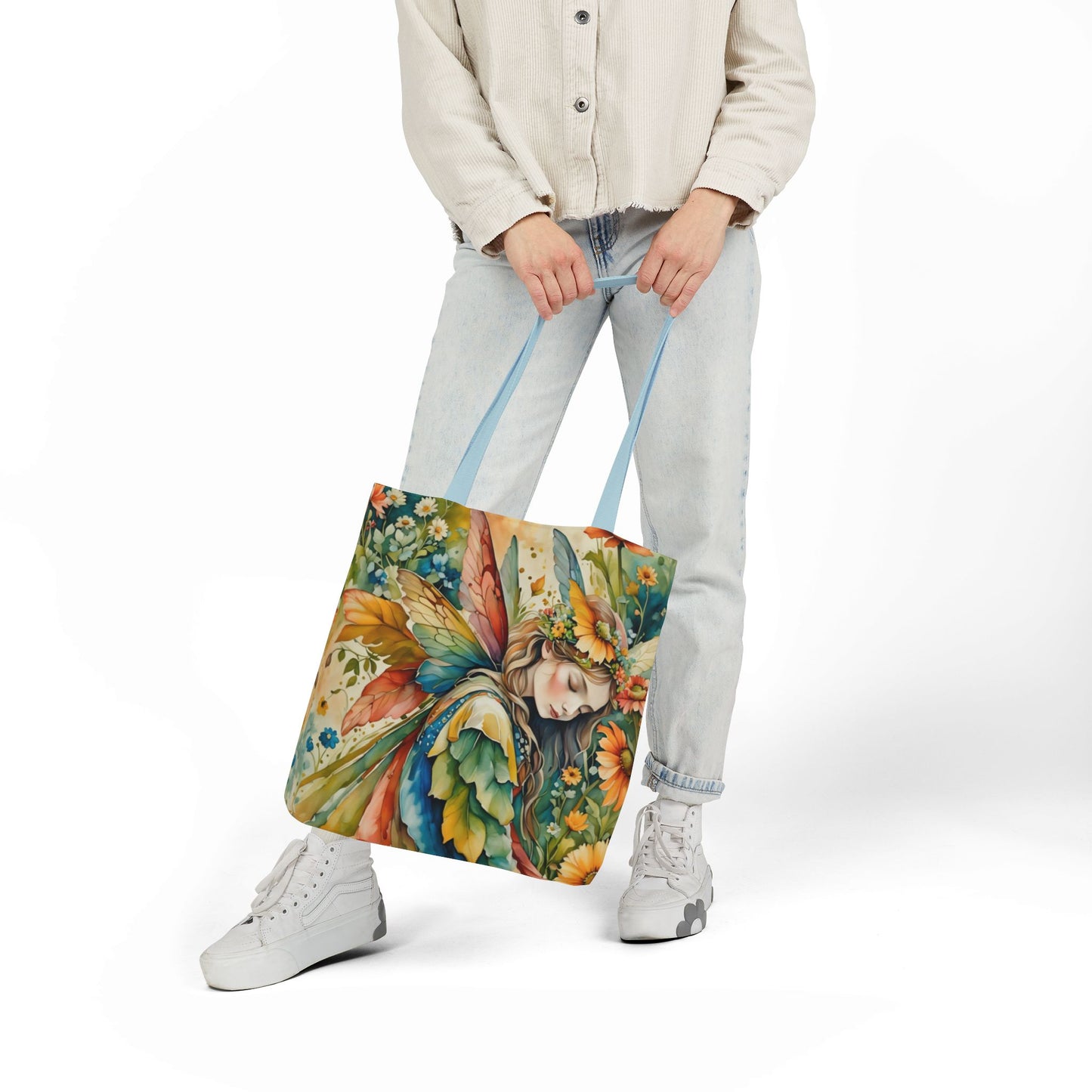 Colorful nature-Inspired Canvas Tote Bag - Perfect for Beach Days, Eco-Friendly Shopping, and Summer Fun!