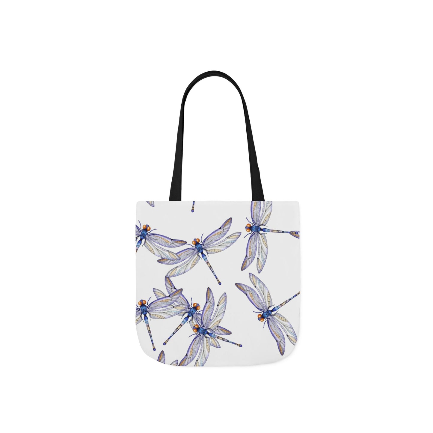 Colorful Dragonfly Inspired Canvas Tote Bag - Perfect for Beach Days, Eco-Friendly Shopping, and Summer Fun!