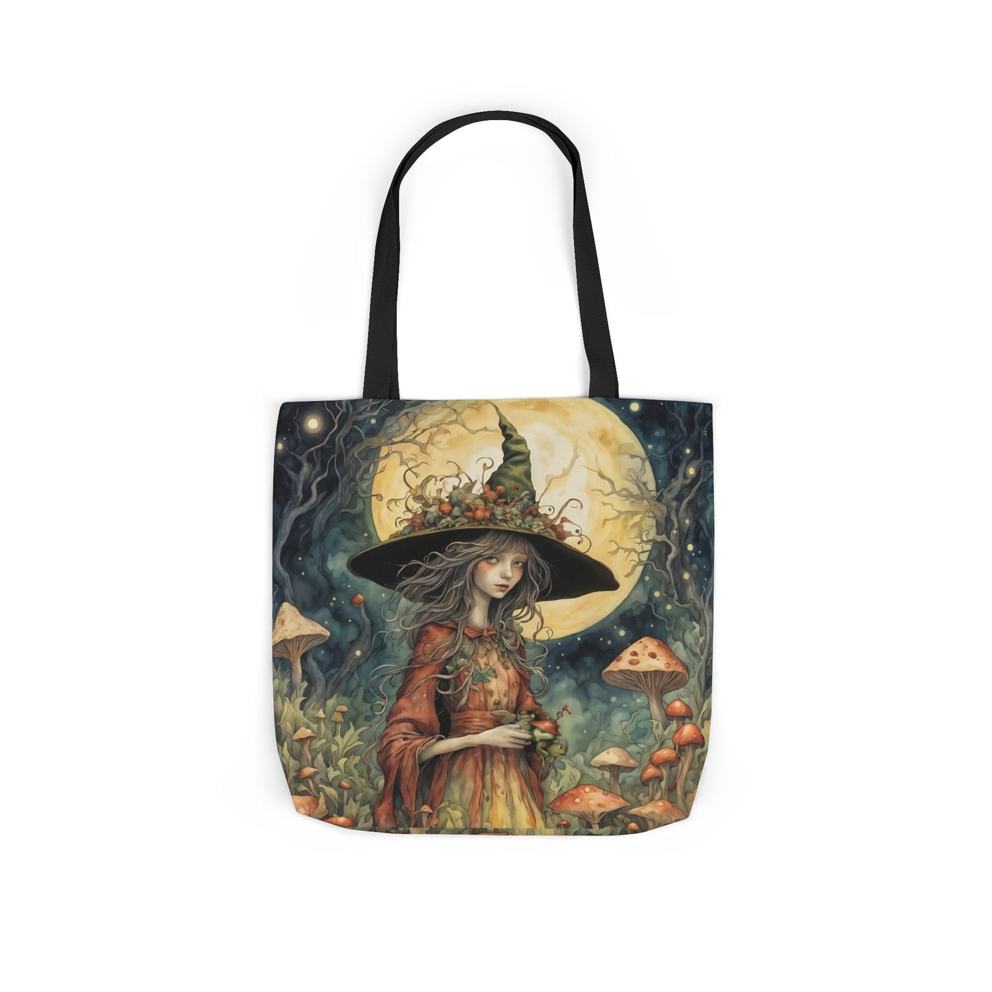 Witch -Inspired Canvas Tote Bag - Perfect for Beach Days, Eco-Friendly Shopping, and Summer Fun!