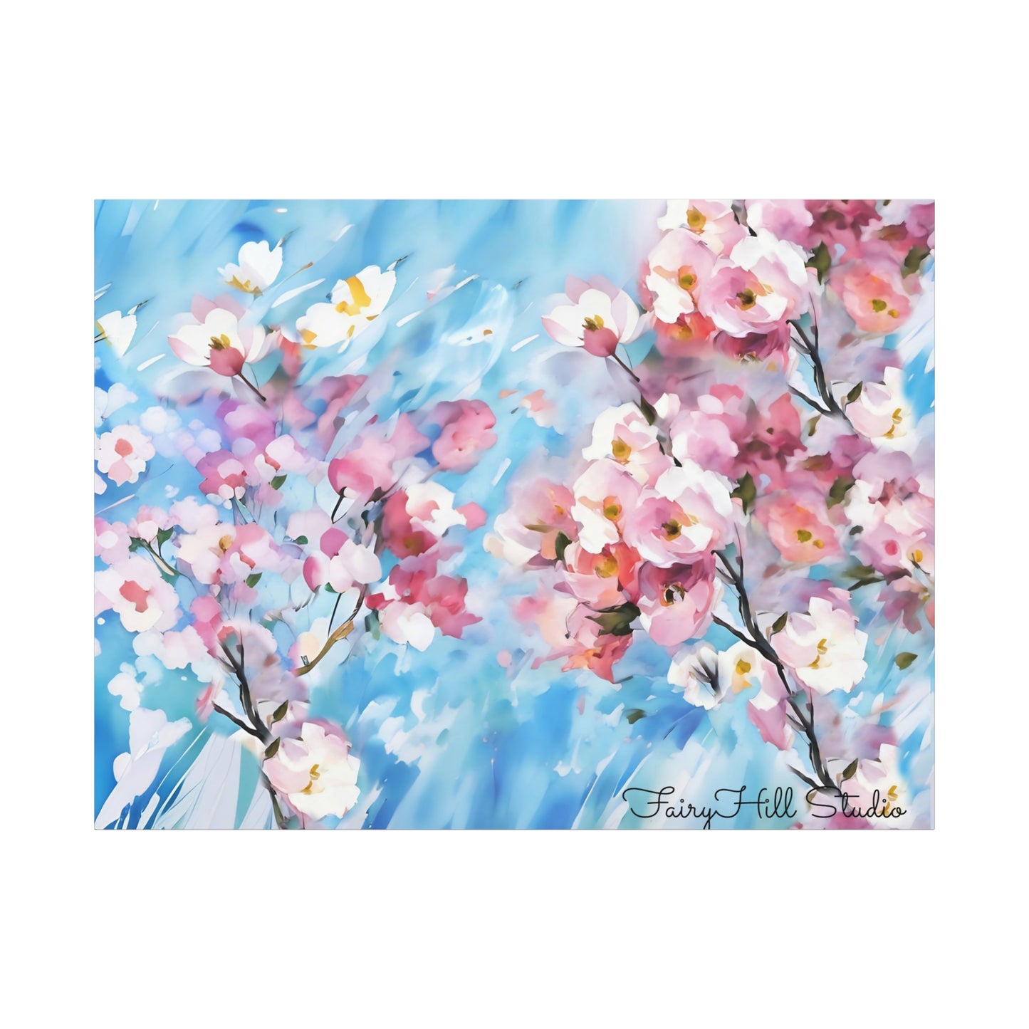 Canvas Wall Art - Floral Cherry Blossom