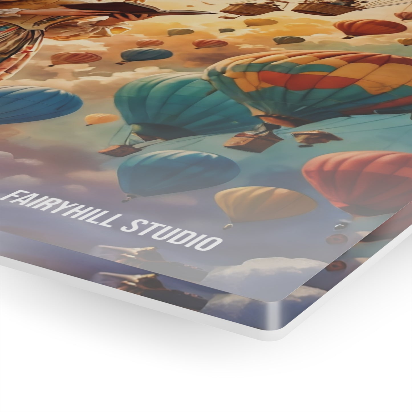 Art Acrylic Prints -Journey with Hot air ballons