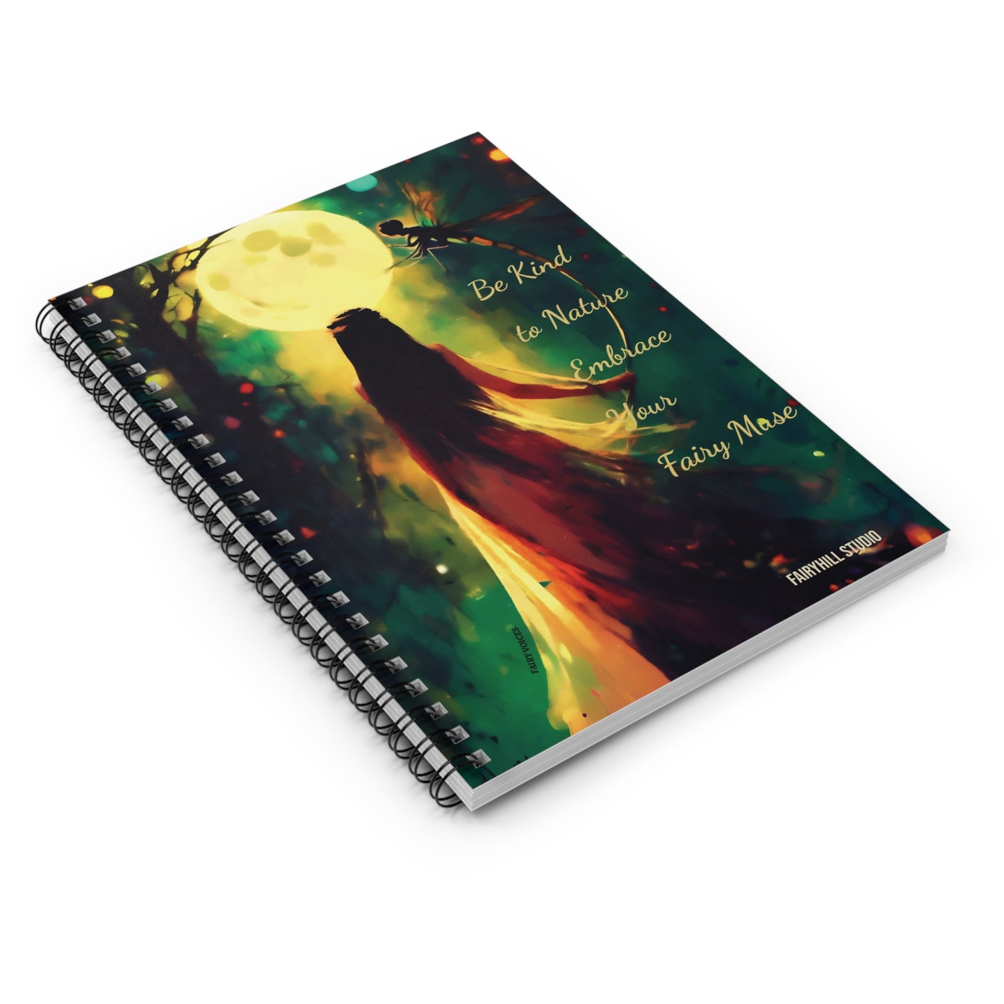 Be The Kind to Nature Notebook - Ruled Line coffee Spiral Journal