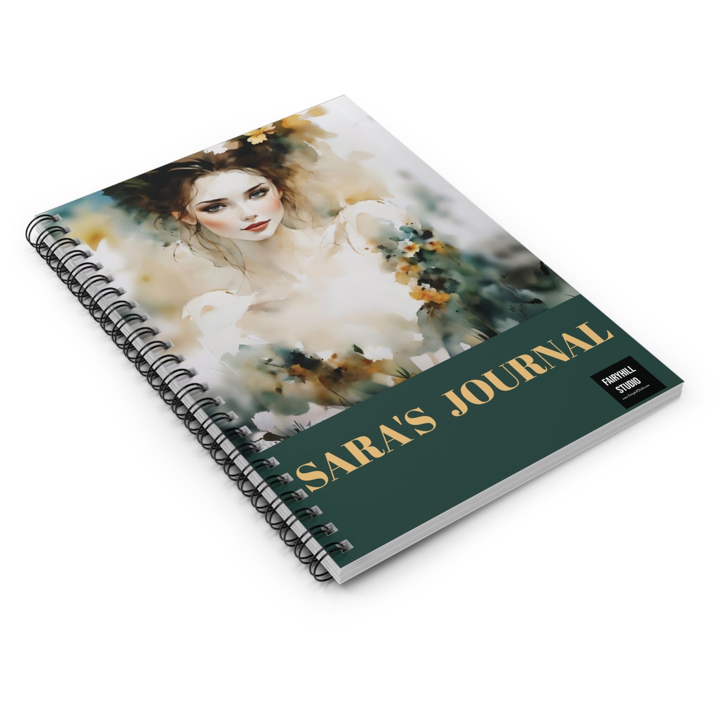 Romantic Spiral Notebook - Ruled Line