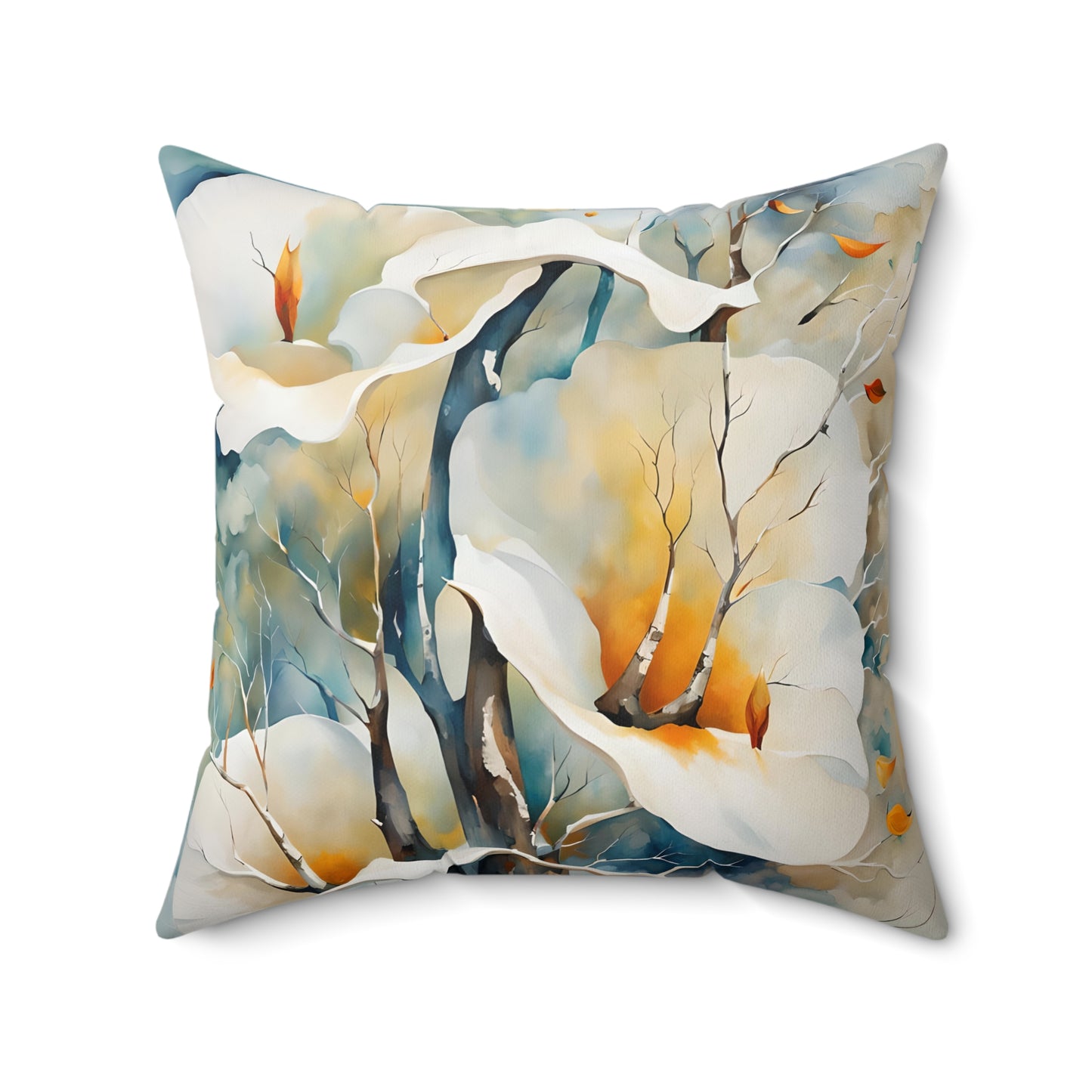Spun Polyester Square Calla Lillies Pillow