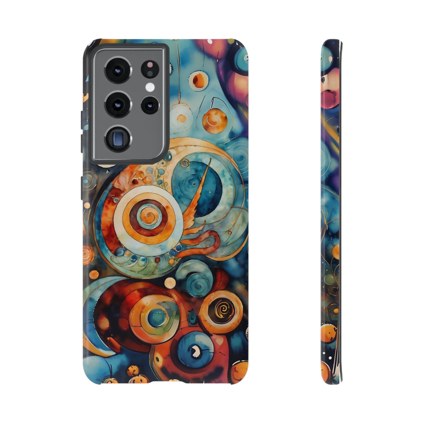 Phone Cases - Beautiful Abstract Circular Art Design