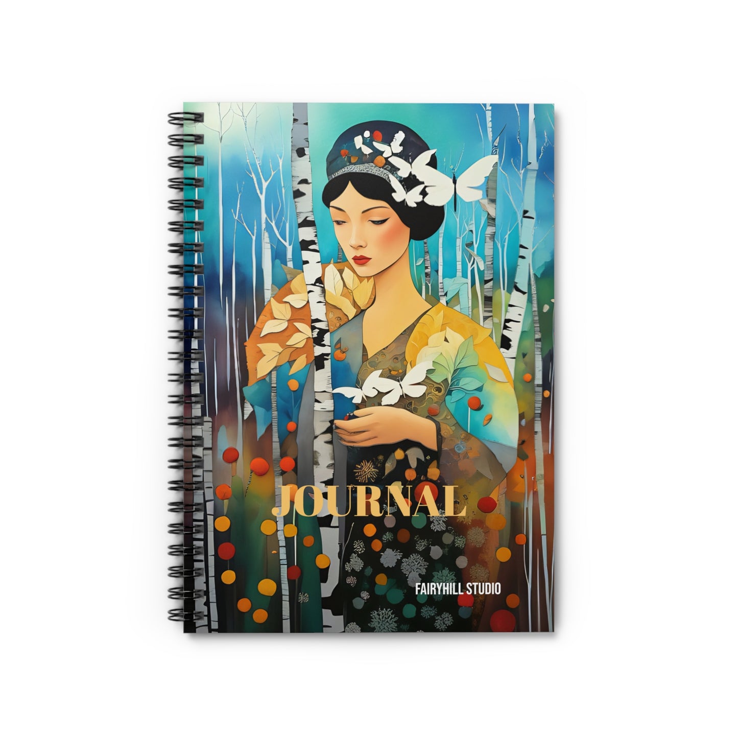 Birch trees  Journal Gift notebook - Journal Notebook Gift - Ruled Line