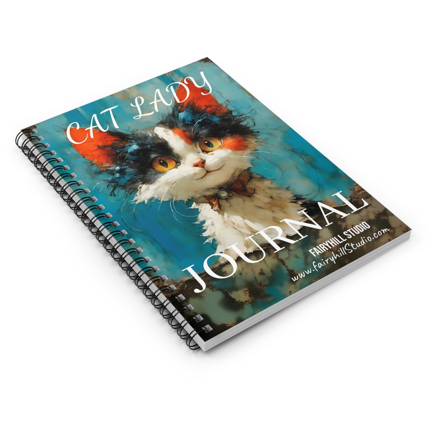 Cat Lady Journal  Spiral Notebook - Ruled Line