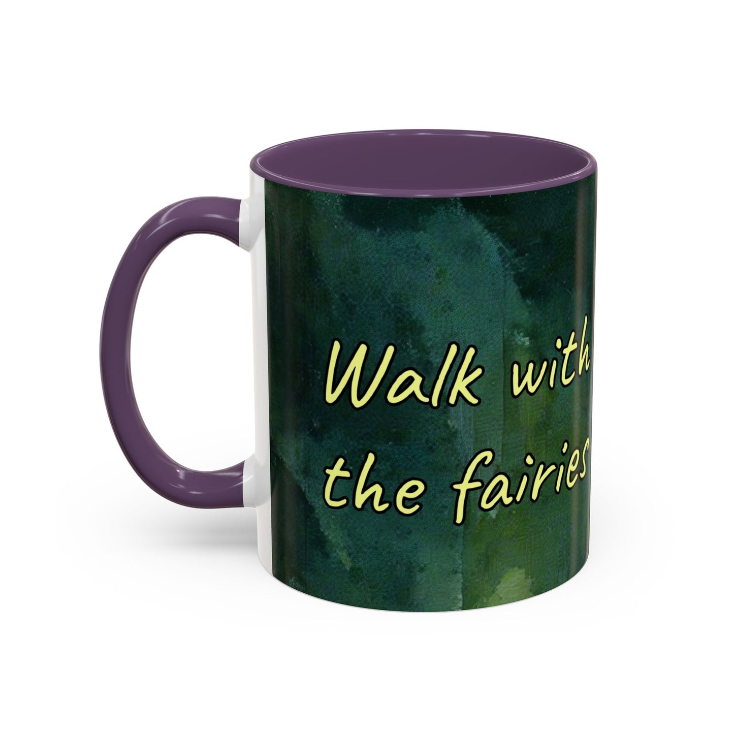 Sleeping Fairy -Themed Coffee Mug with a quote - 11 & 15oz Accent Mug for Fairy/coffee Lovers