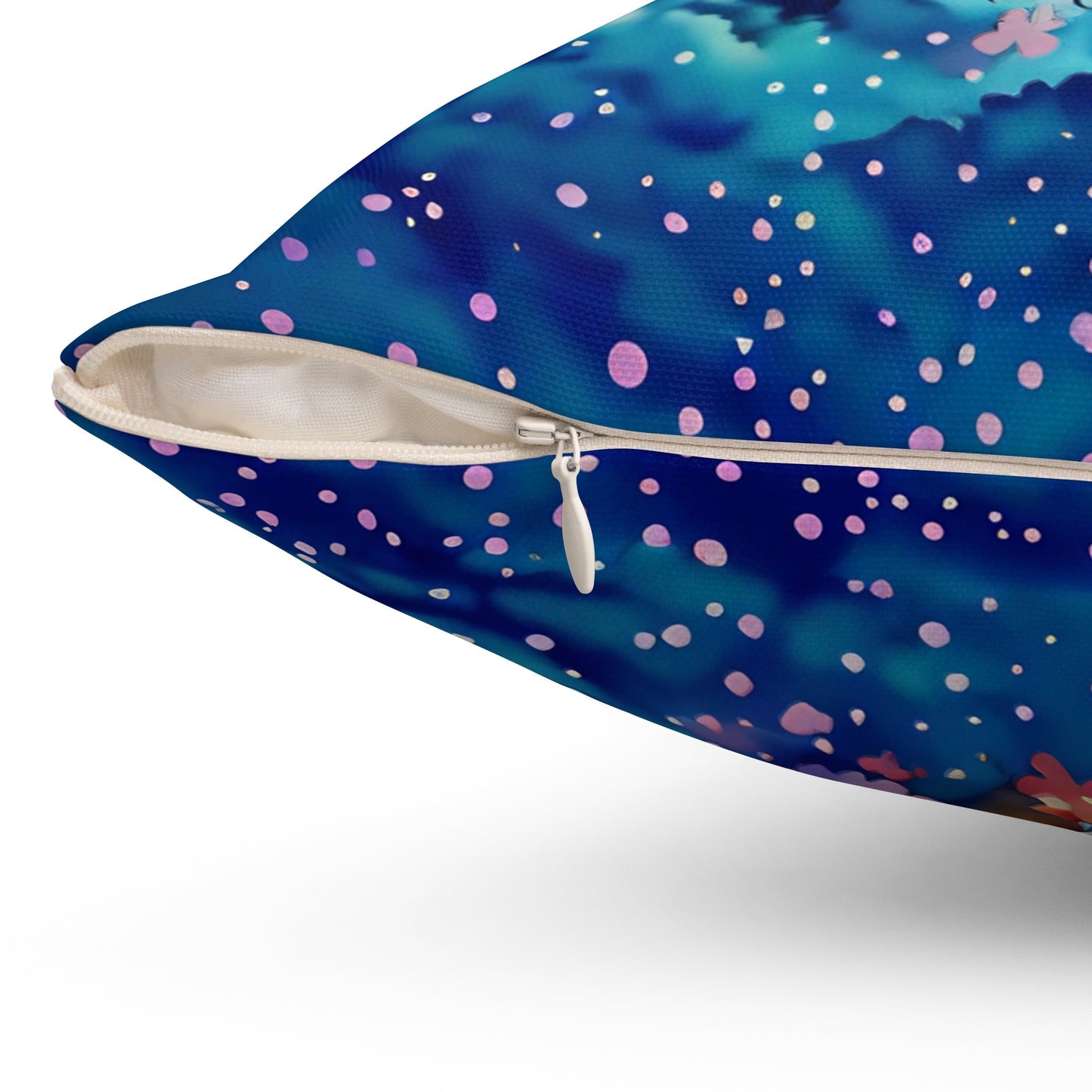 "Perspective is Everything" Square Pillow - by Fairyhill Studio