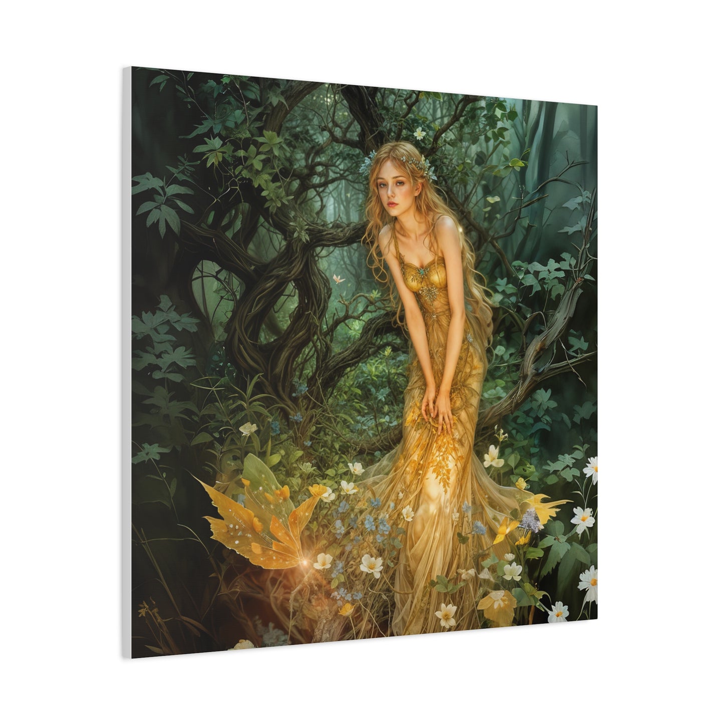 Canvas Print - Mid-Summer's Eve Fairy Forest Art by Fairyhill Studio