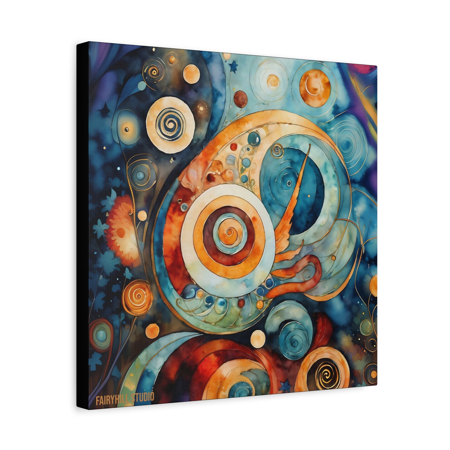 Canvas Wall Art - Abstract Colorful Circle