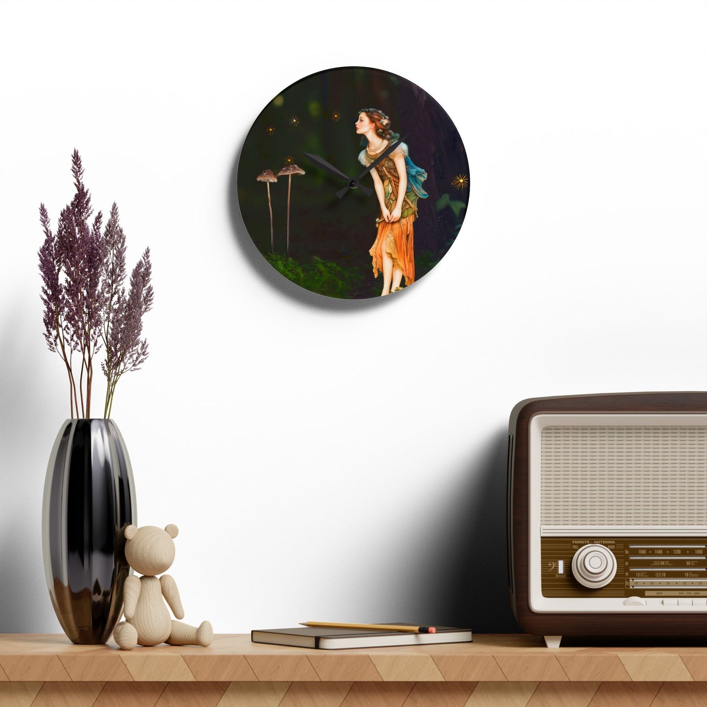 Fairy Forest Wall Clock