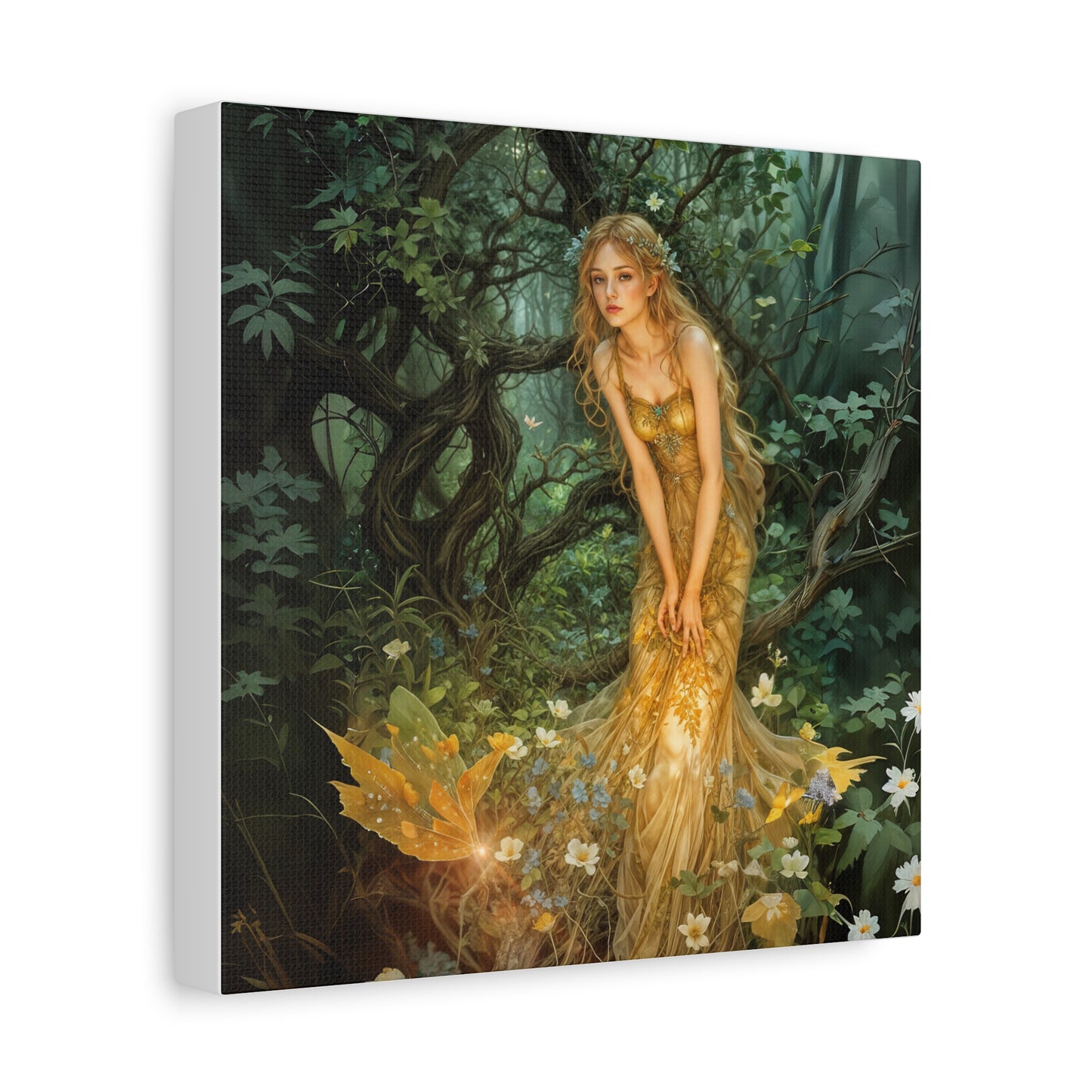 Canvas Print - Mid-Summer's Eve Fairy Forest Art by Fairyhill Studio