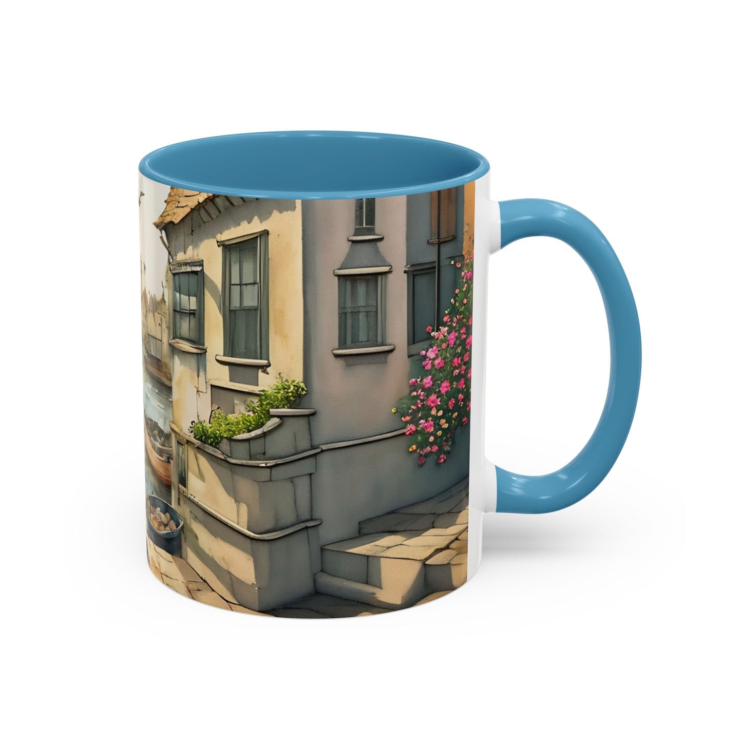 Harbour cats Art-Themed Coffee Mug - 11 & 15oz Accent Mug for Cat Lovers