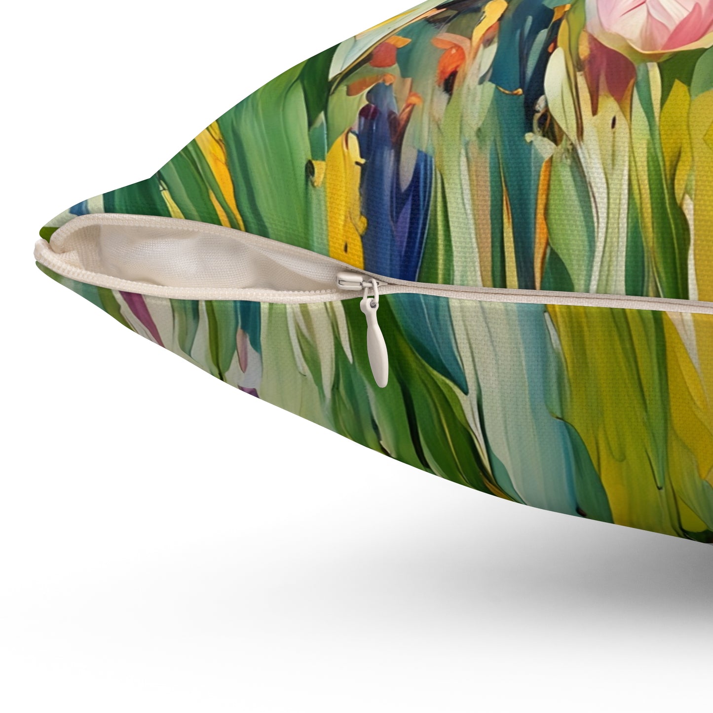 The Witching Hour Hug  Square Pillow - by Fairyhill Studio