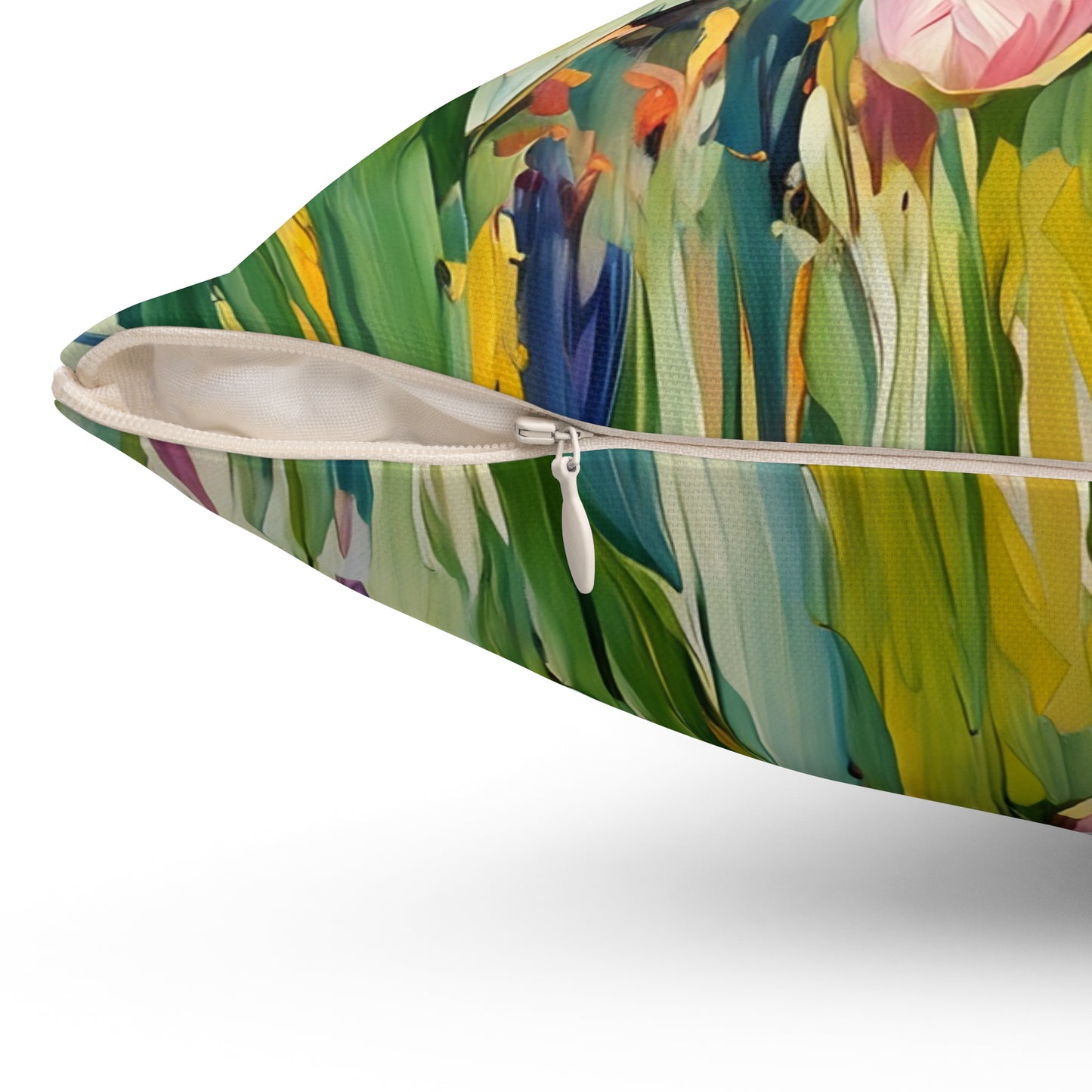 The Witching Hour Hug  Square Pillow - by Fairyhill Studio