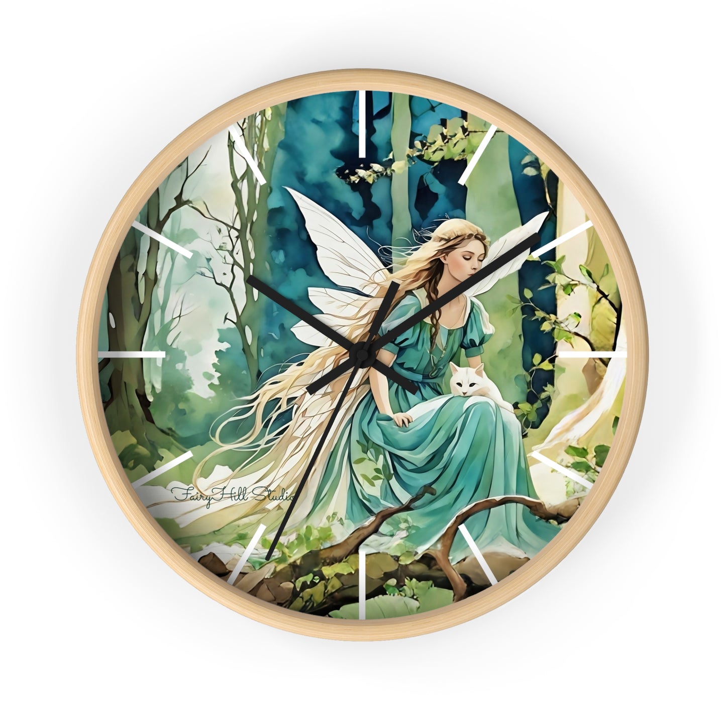 Enchanting Fairy/Angel Wall Clock, Home Decor, Gift for Fantasy Lovers, Unique Gift, Fairy Tale Decor, Woodland Theme