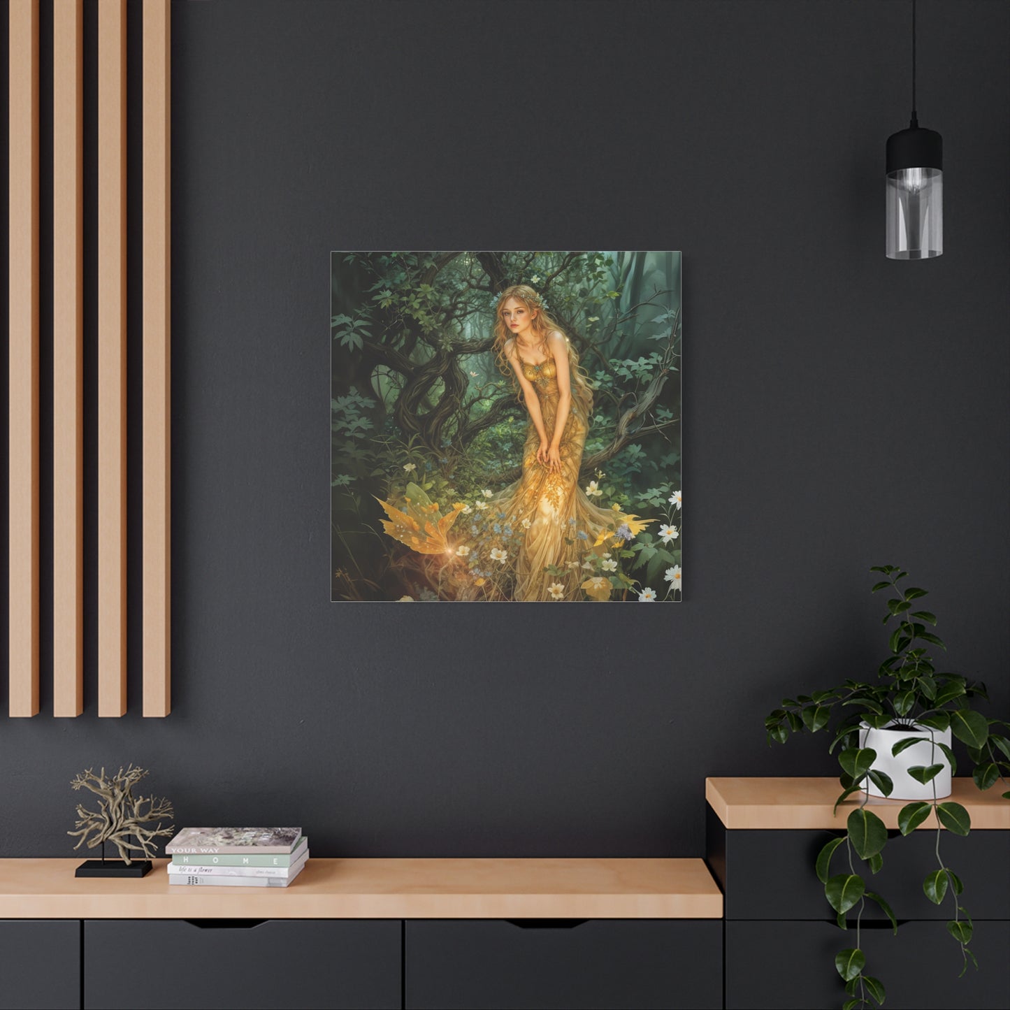 Canvas Print - Mid-Summer's Eve Fairy Forest Art by Fairyhill Studio