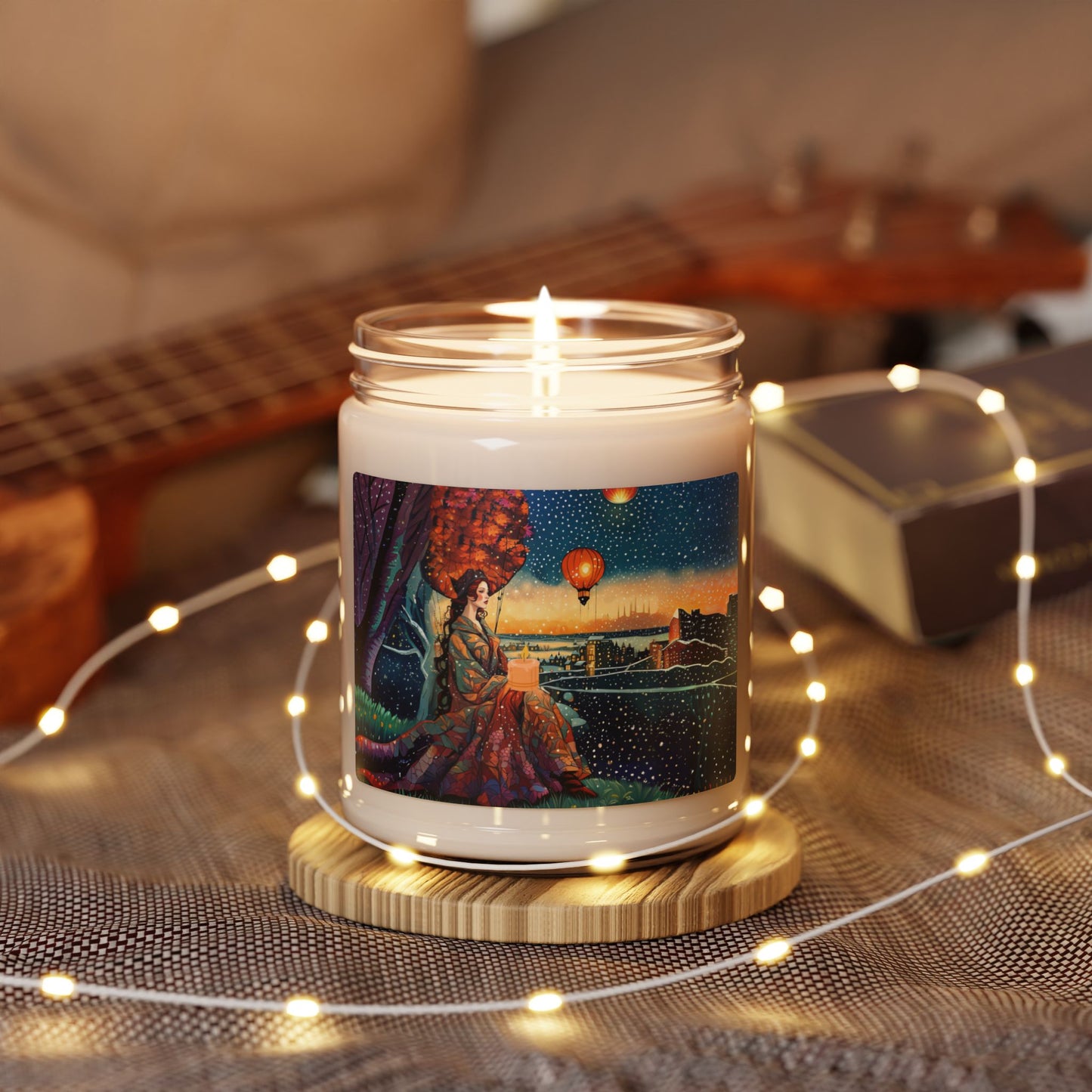 Floral Aromatic Soy Candle - 9oz | Hand-poured Scented Candle for Relaxation & Home Decor