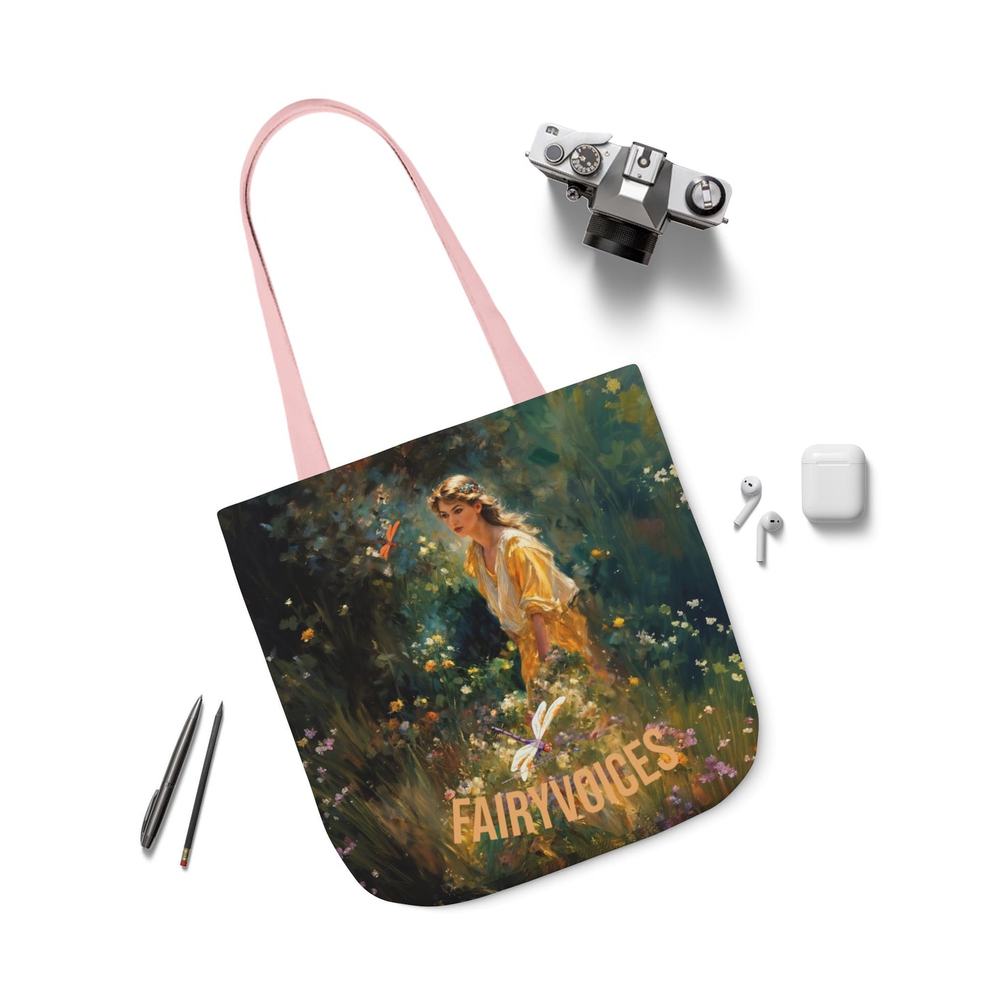 FAIRY VOICES - Canvas Tote Bag - Perfect for Beach Days, Eco-Friendly Shopping, and Summer Fun!