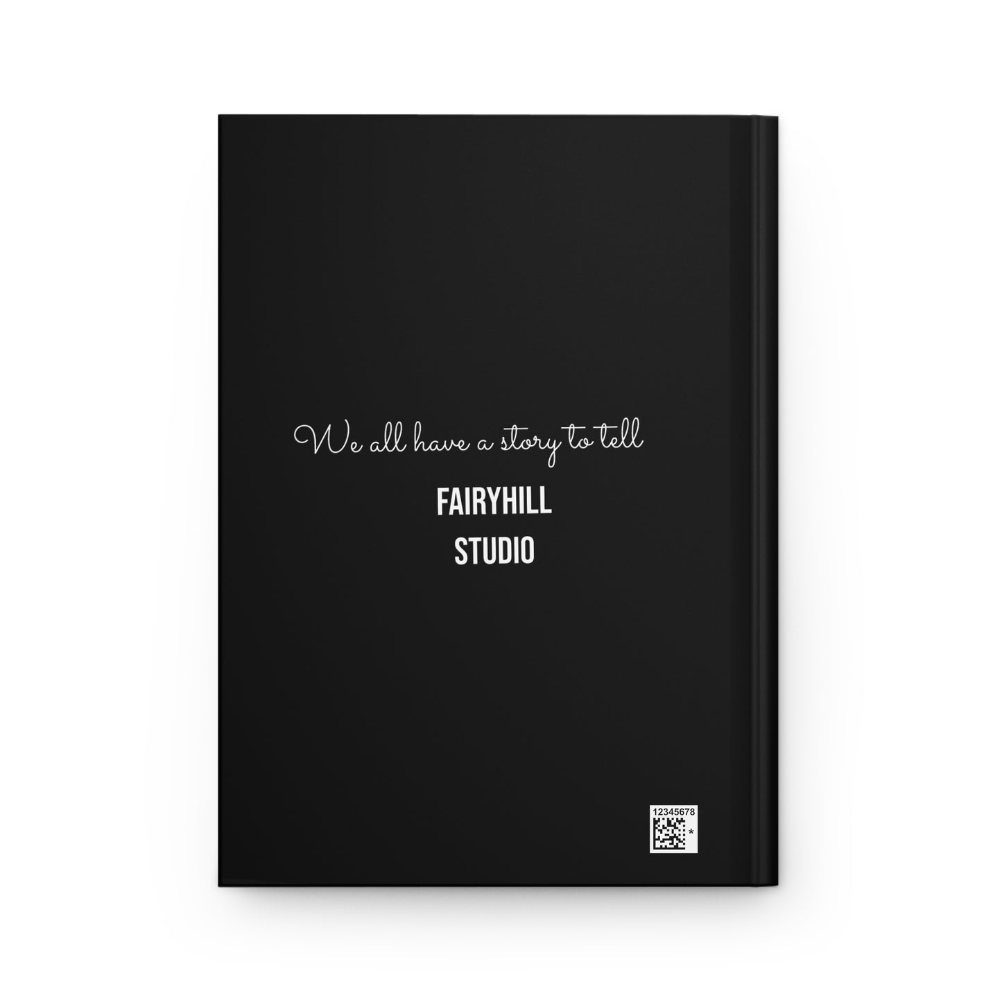 Hardcover Journal - The Girl with Spirit Animal Wolf/ Art