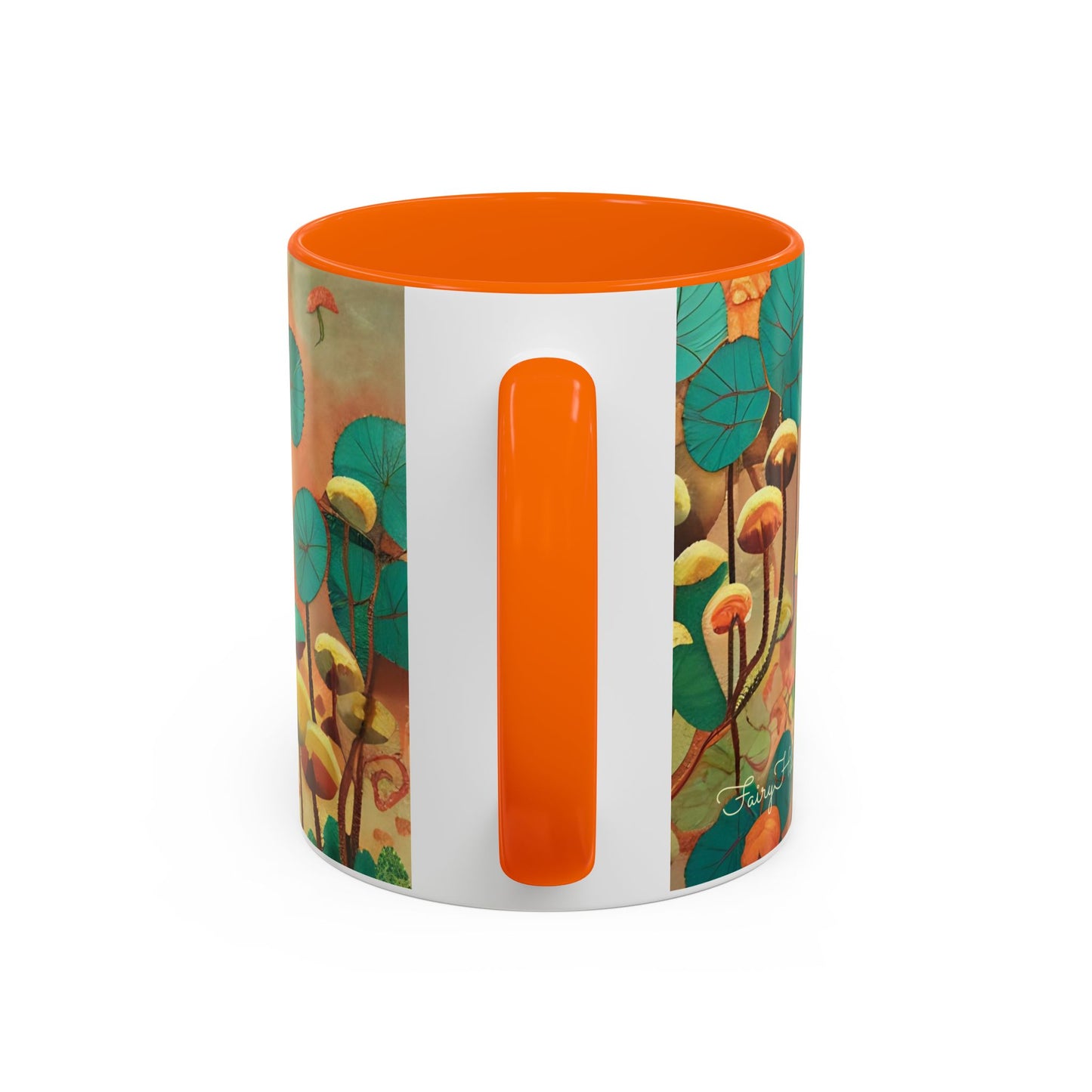 Mushroom Fairy Art-Themed Coffee Mug - 11 & 15oz Accent Mug for Musroom Fsiry Lovers