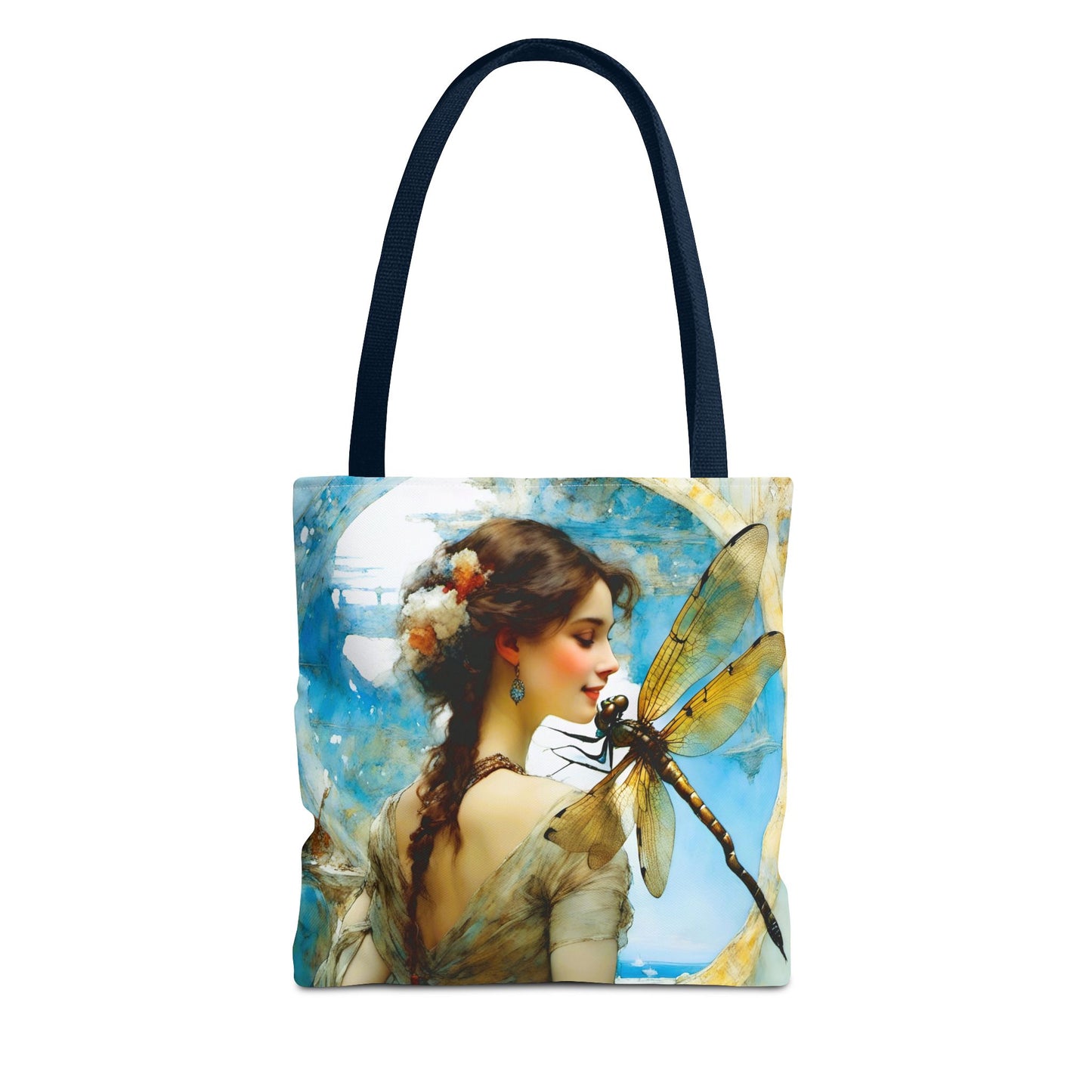 FairyHill Studio  Dragonfly whimsical Tote Bag (AOP)