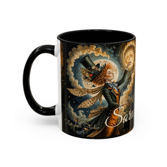 Coffee Mug - Whimsical Mad Hatter Playing Piano Art
