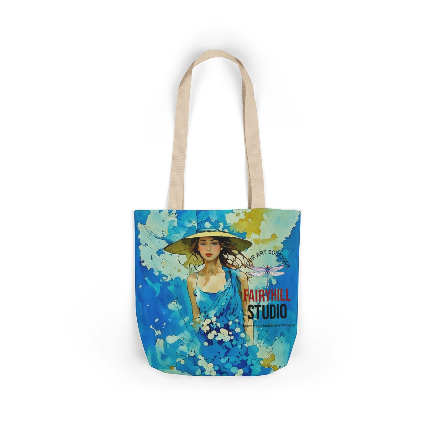 Colorful Summer vibes- Canvas Tote Bag - Perfect for Beach Days, Eco-Friendly Shopping, and Summer Fun!