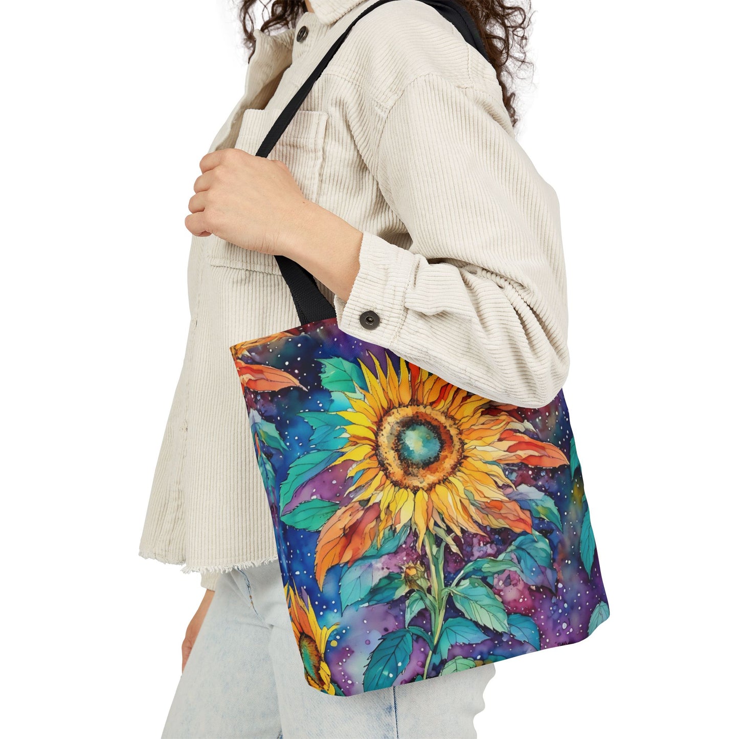 Colorful nature-Inspired Canvas Tote Bag - Perfect for Beach Days, Eco-Friendly Shopping, and Summer Fun!