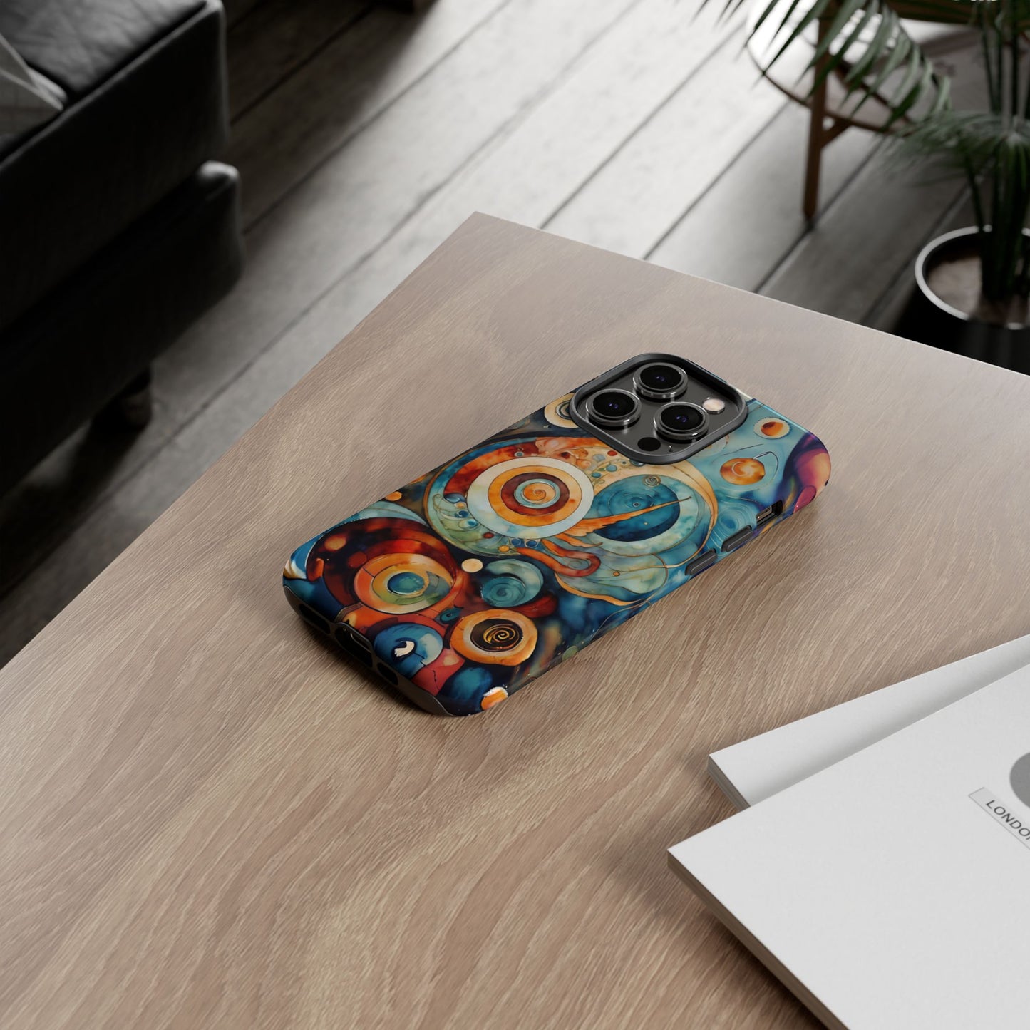 Phone Cases - Beautiful Abstract Circular Art Design