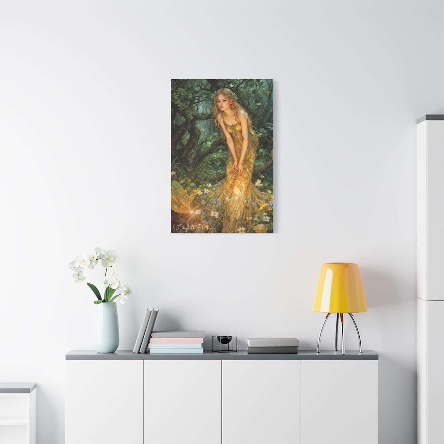 Canvas Print - Mid-Summer's Eve Fairy Forest Art by Fairyhill Studio