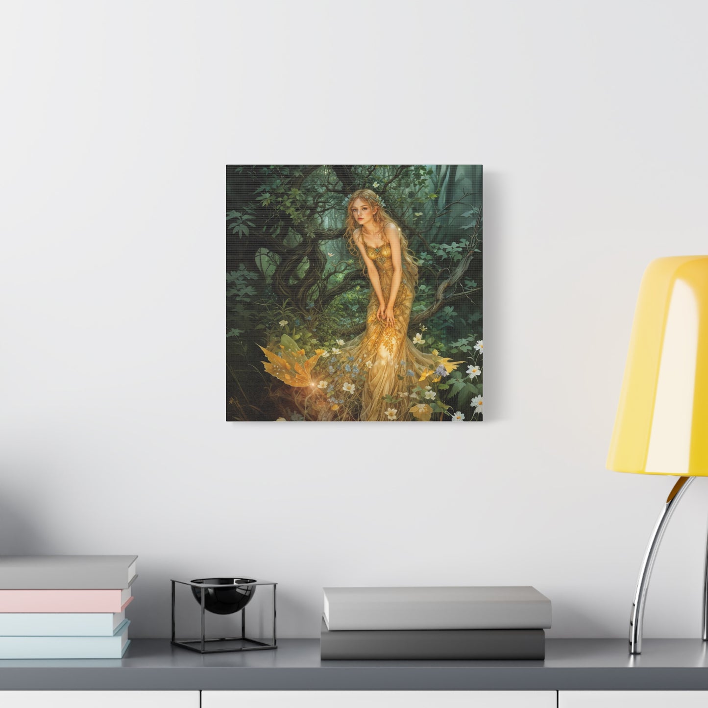 Canvas Print - Mid-Summer's Eve Fairy Forest Art by Fairyhill Studio