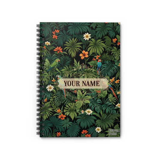 Tropical Jungle Dreamscape Spiral Notebook