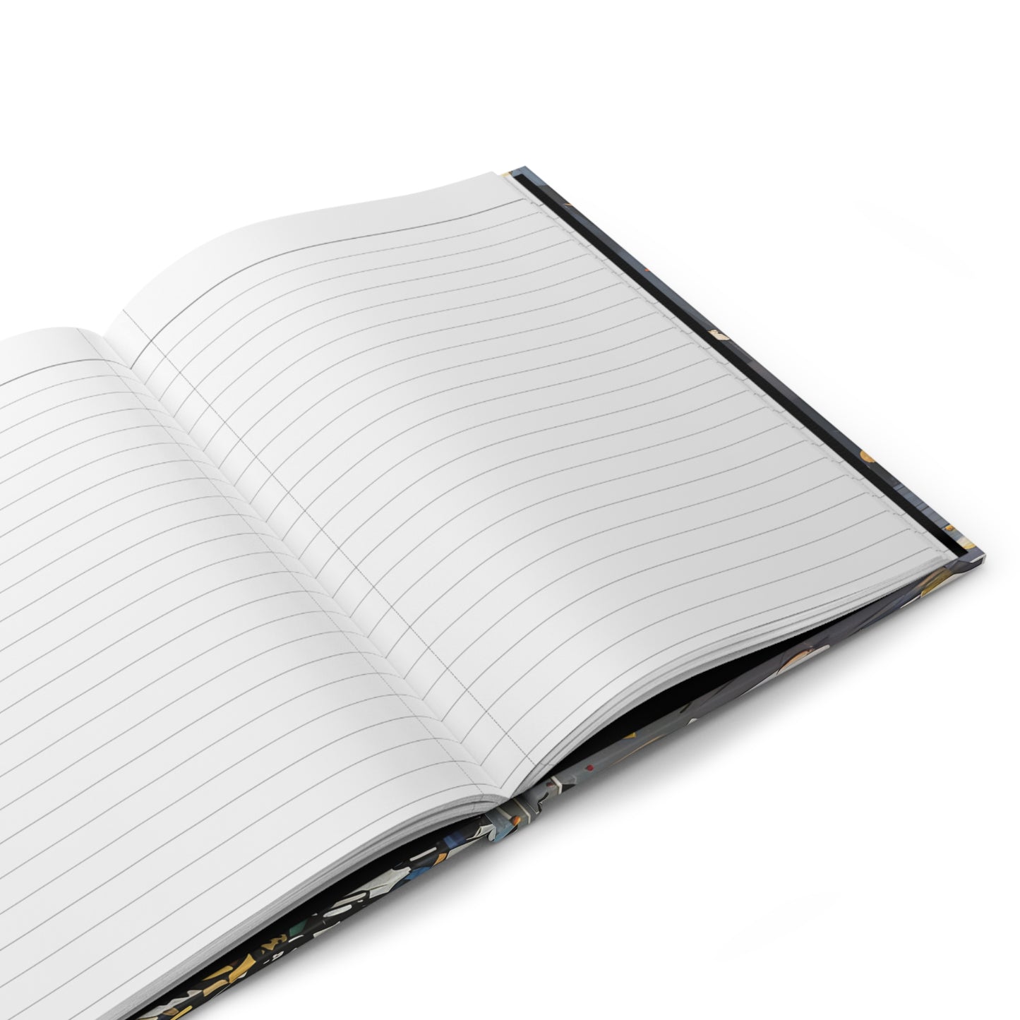 Violin Music Notes Hardcover Journal Matte - Gift for Music Lovers