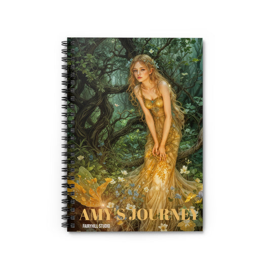 Spiral Notebook - Mid-Summer's Eve Fairy Forest Ruled Line