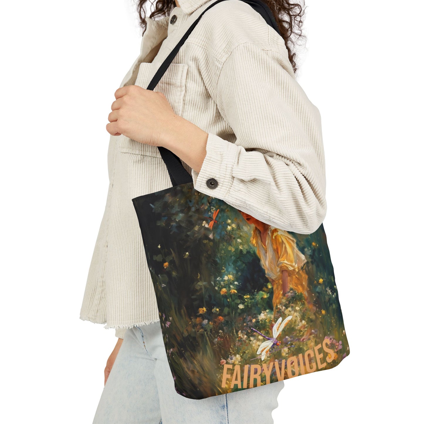FAIRY VOICES - Canvas Tote Bag - Perfect for Beach Days, Eco-Friendly Shopping, and Summer Fun!