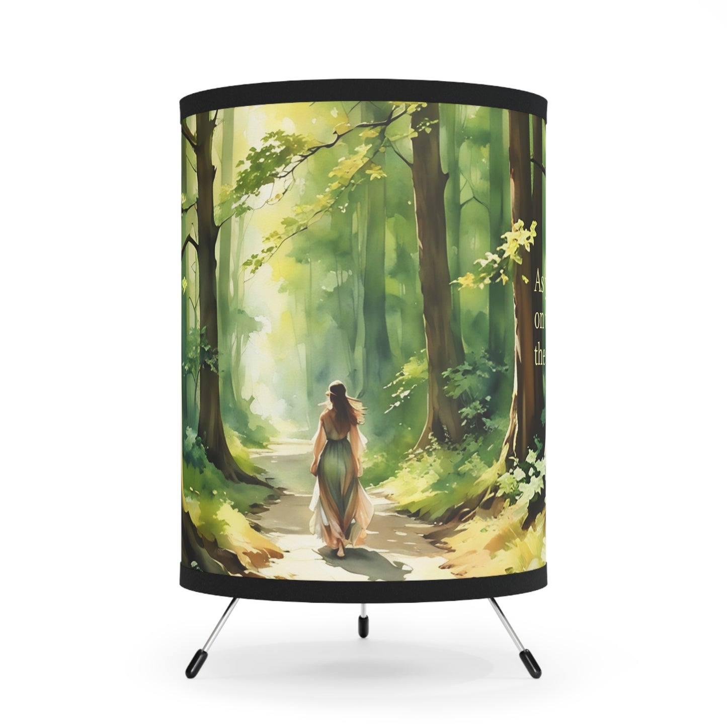 Tripod Lamp - Rumi Quote Home Decor Art by Fairyhill Studio