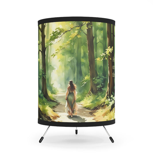 Tripod Lamp - Rumi Quote Home Decor Art by Fairyhill Studio