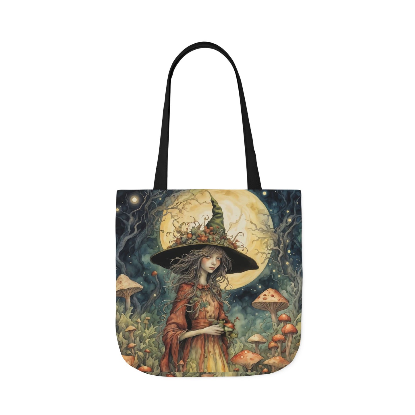 Witch  -Inspired Canvas Tote Bag - Perfect for Beach Days, Eco-Friendly Shopping, and Summer Fun!