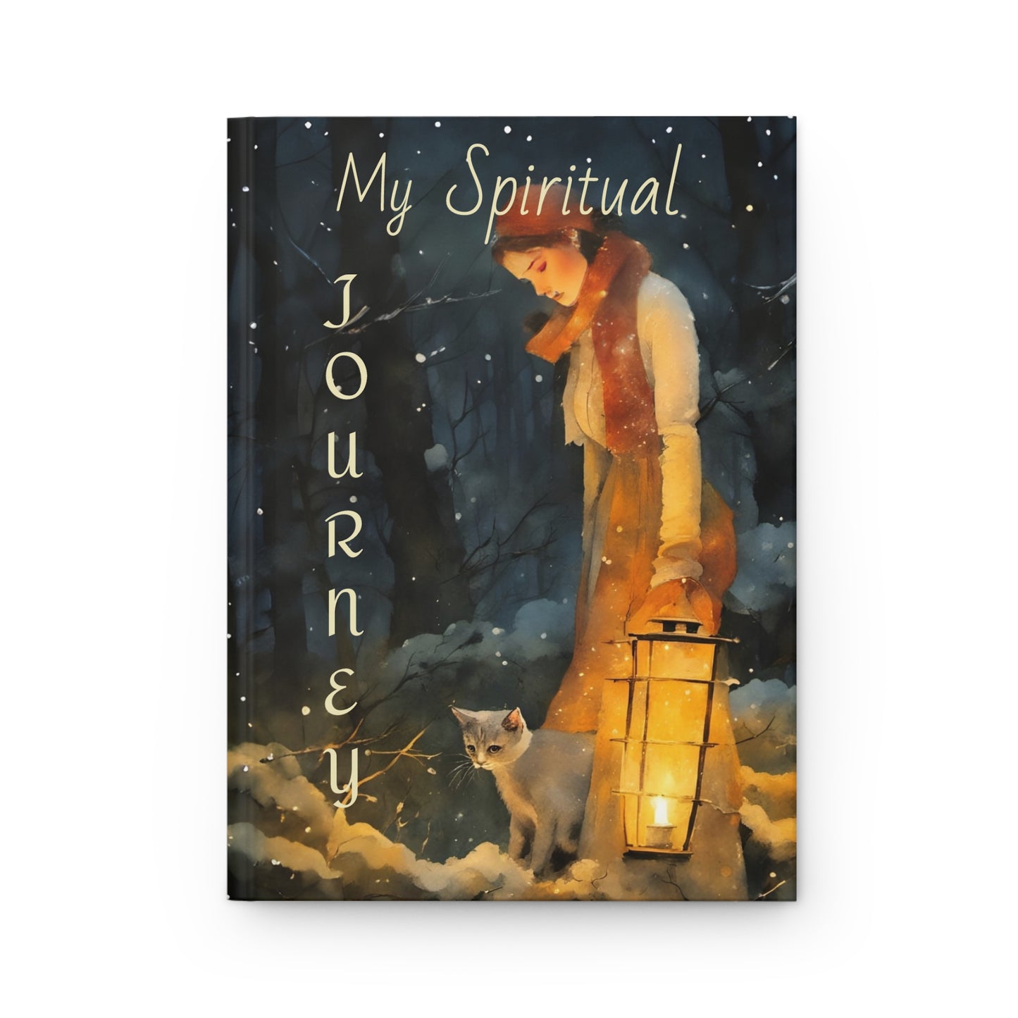 Hardcover Journal - Spiritual Rumi 'As you start to walk on the way, the way appears' Art by Fairyhill Studio