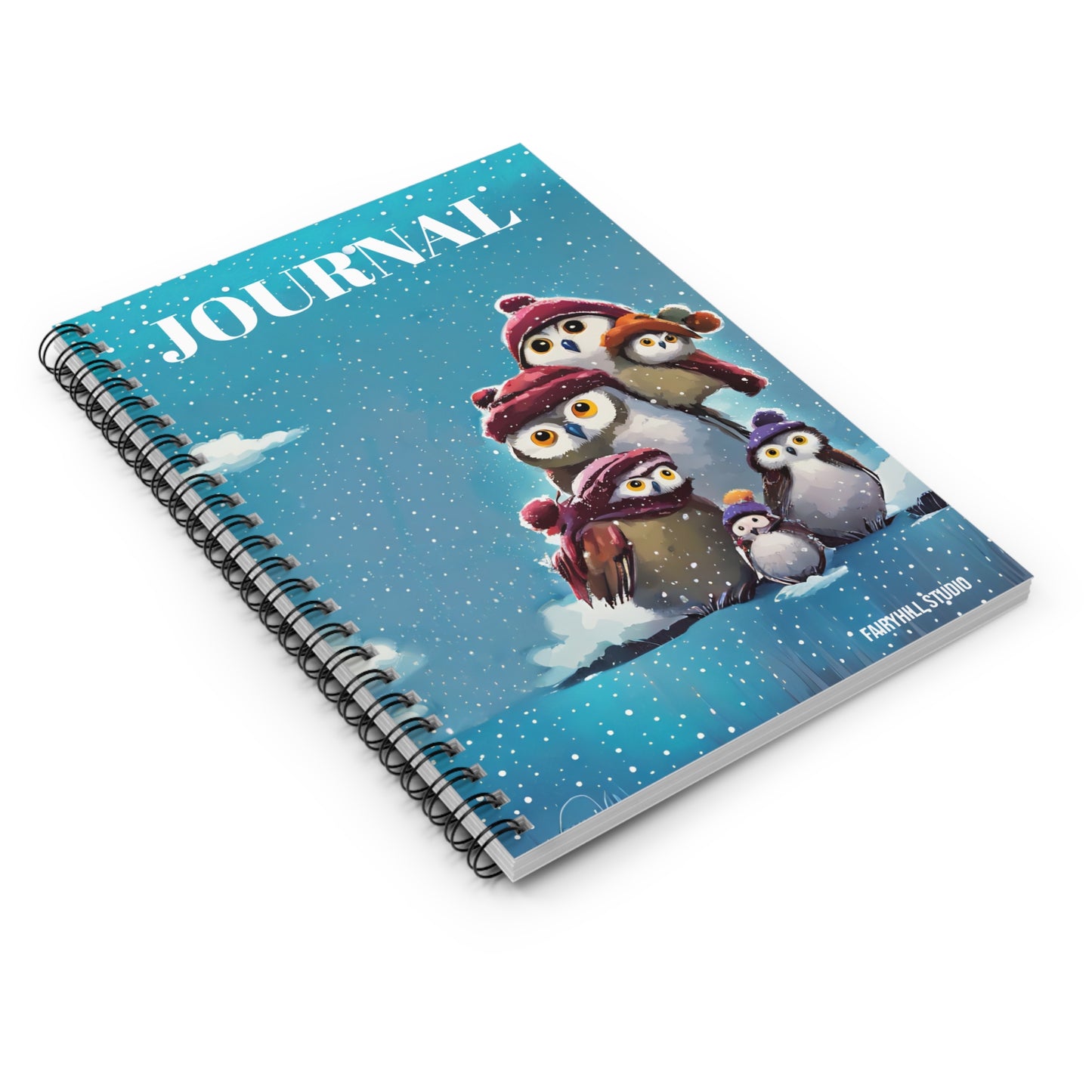 Spiral Notebook - Penguins on ice / Art Design