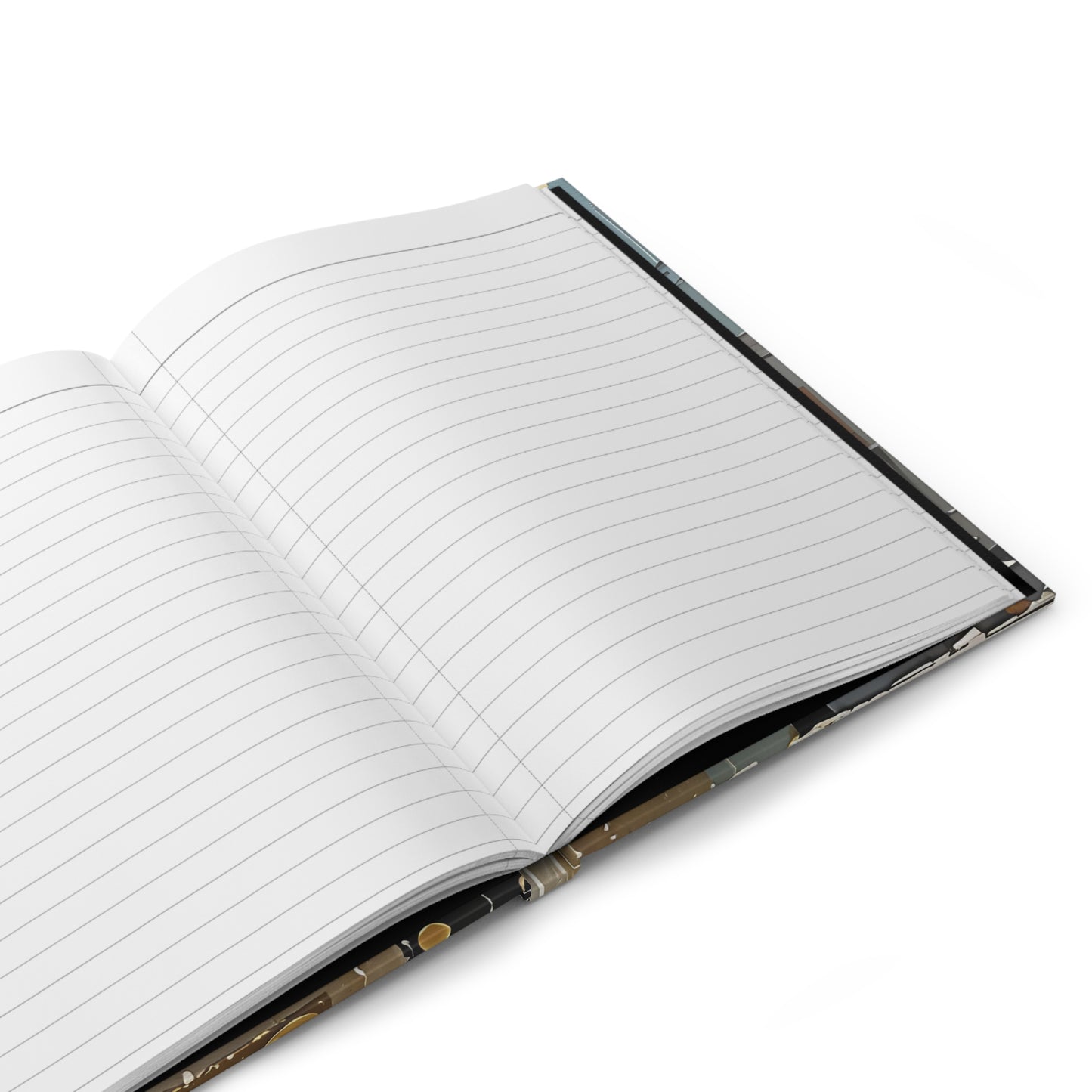 Hardcover Abstract Music notes Journal hard Cover ,Notebook gift art Matte