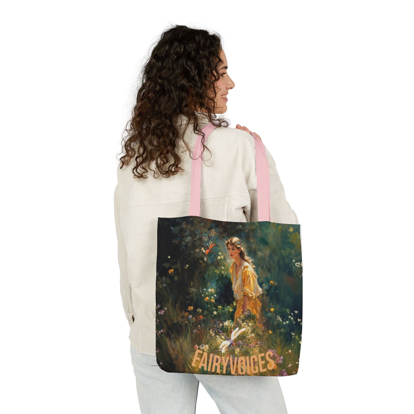 FAIRY VOICES - Canvas Tote Bag - Perfect for Beach Days, Eco-Friendly Shopping, and Summer Fun!