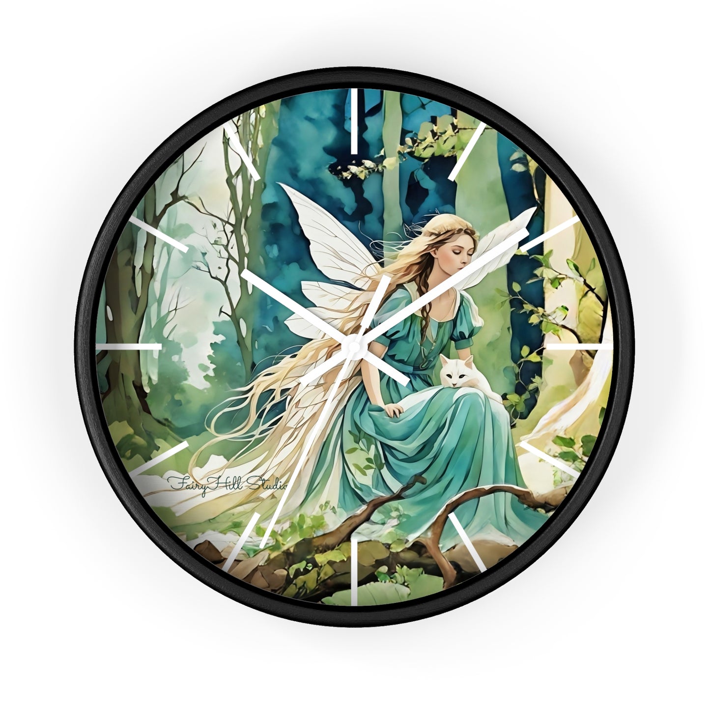 Enchanting Fairy/Angel Wall Clock, Home Decor, Gift for Fantasy Lovers, Unique Gift, Fairy Tale Decor, Woodland Theme