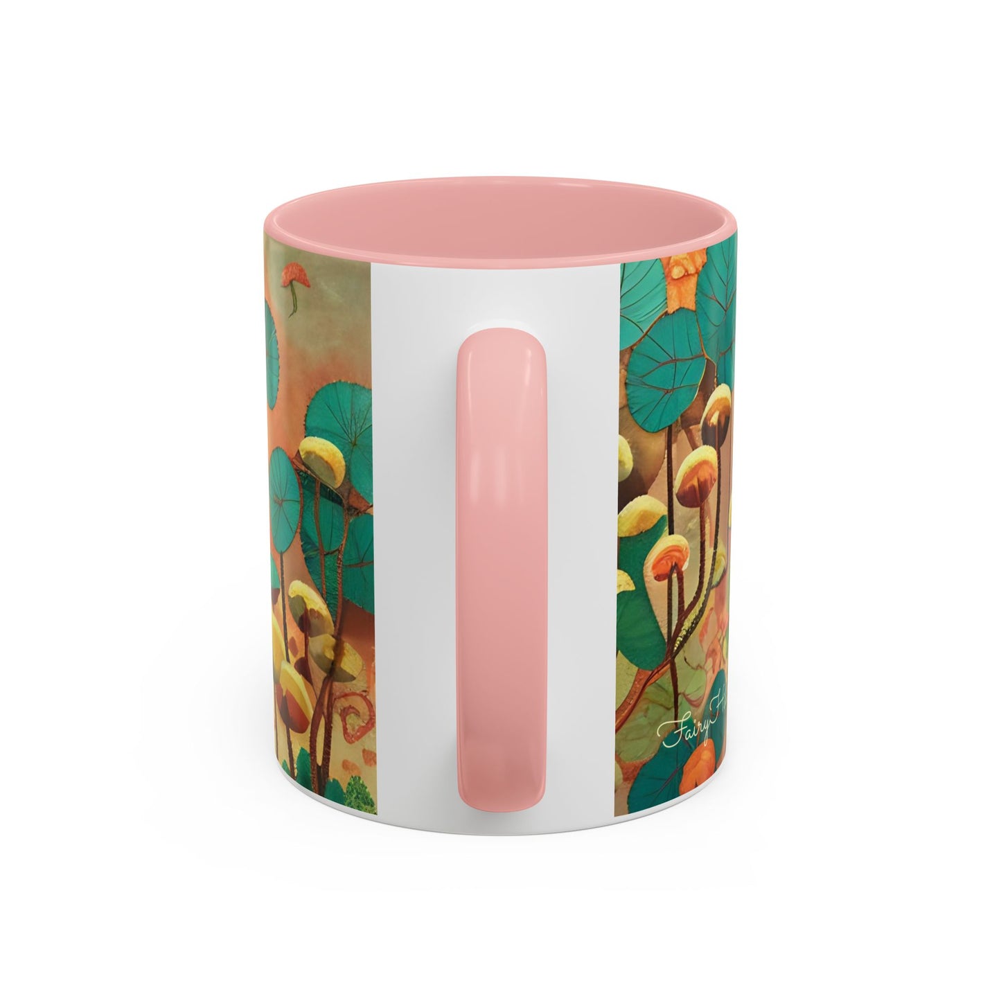 Mushroom Fairy Art-Themed Coffee Mug - 11 & 15oz Accent Mug for Musroom Fsiry Lovers