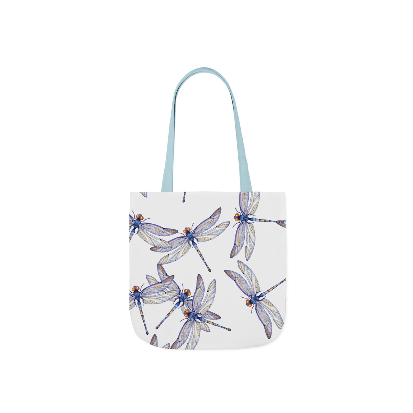 Colorful Dragonfly Inspired Canvas Tote Bag - Perfect for Beach Days, Eco-Friendly Shopping, and Summer Fun!
