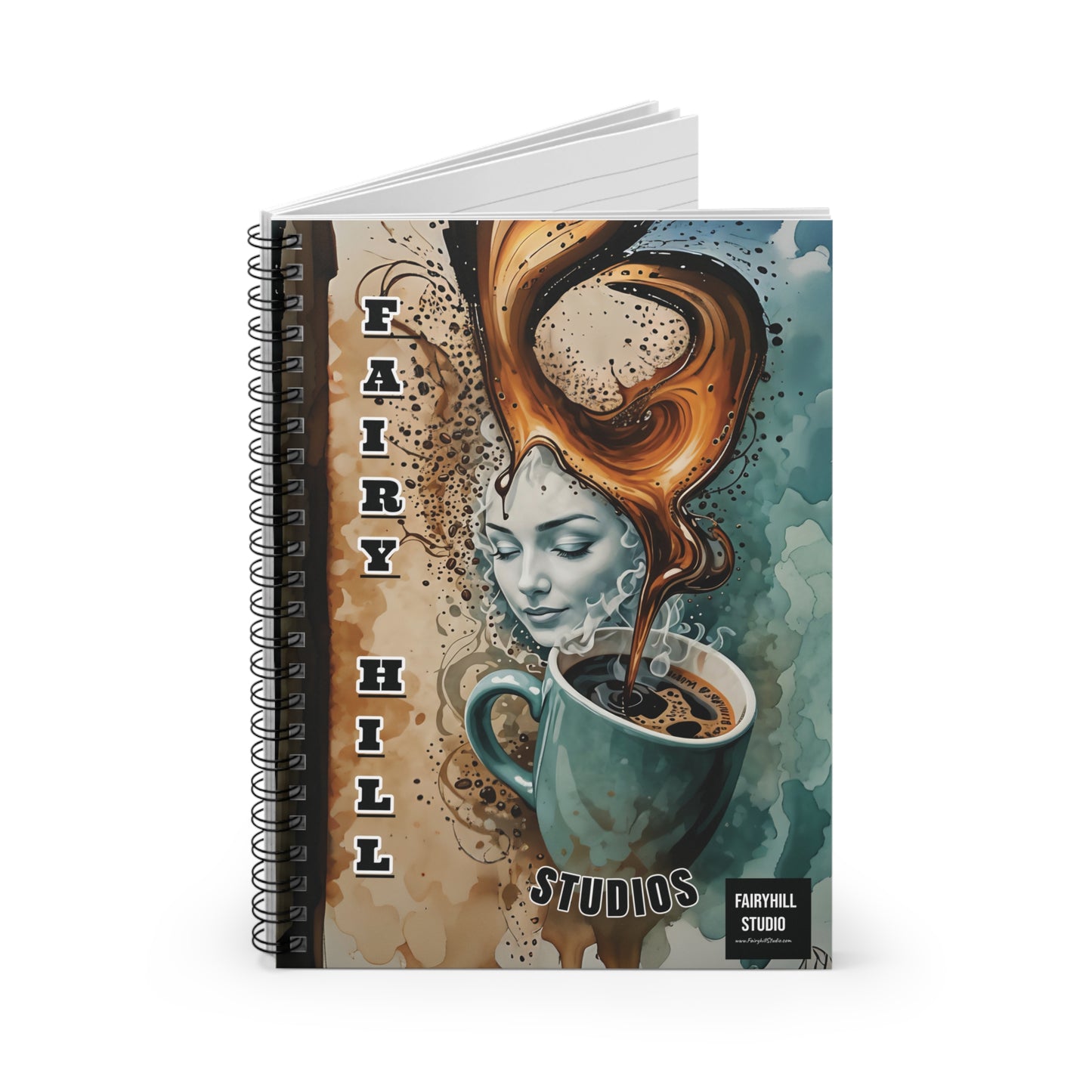 Spiral Coffee Notebook - Ruled Line coffee Journal