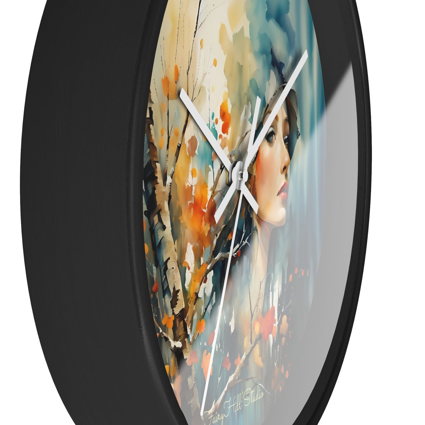 Artistic Woman Wall Clock | Home Decor | Unique Gift | Modern Clock | Wall Art | Feminine Design | Statement Piece